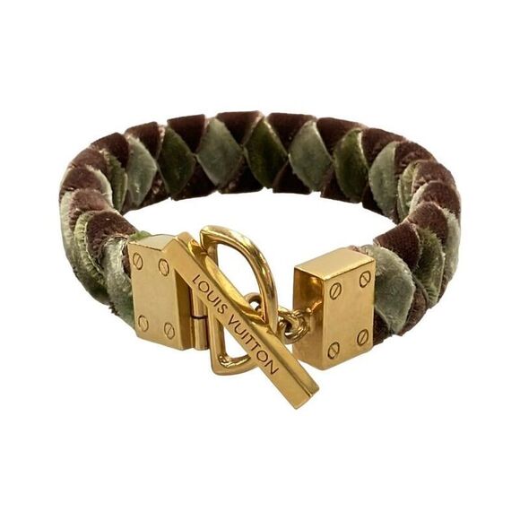 Louis Vuitton Bracelet Velour Braided Women´s Louis...